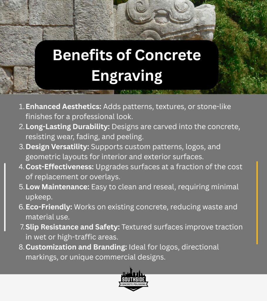 Benefits of Concrete Engraving