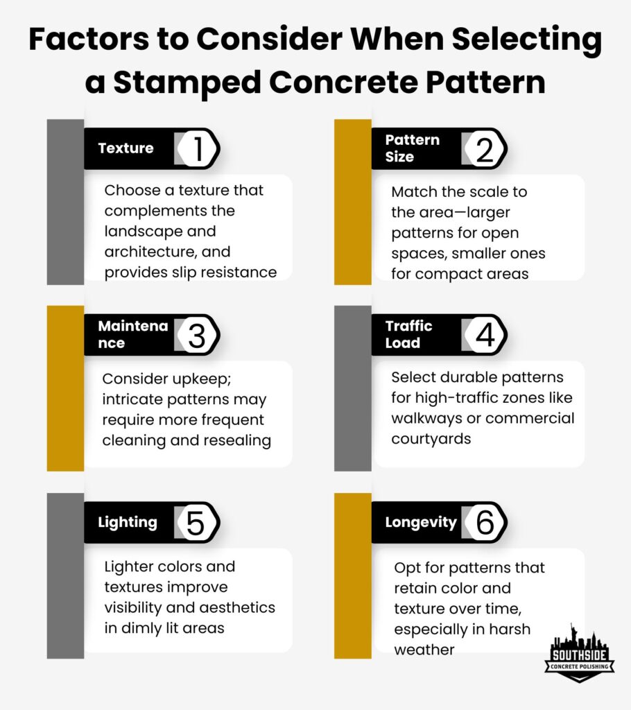 Factors to Consider When Selecting a Stamped Concrete Pattern