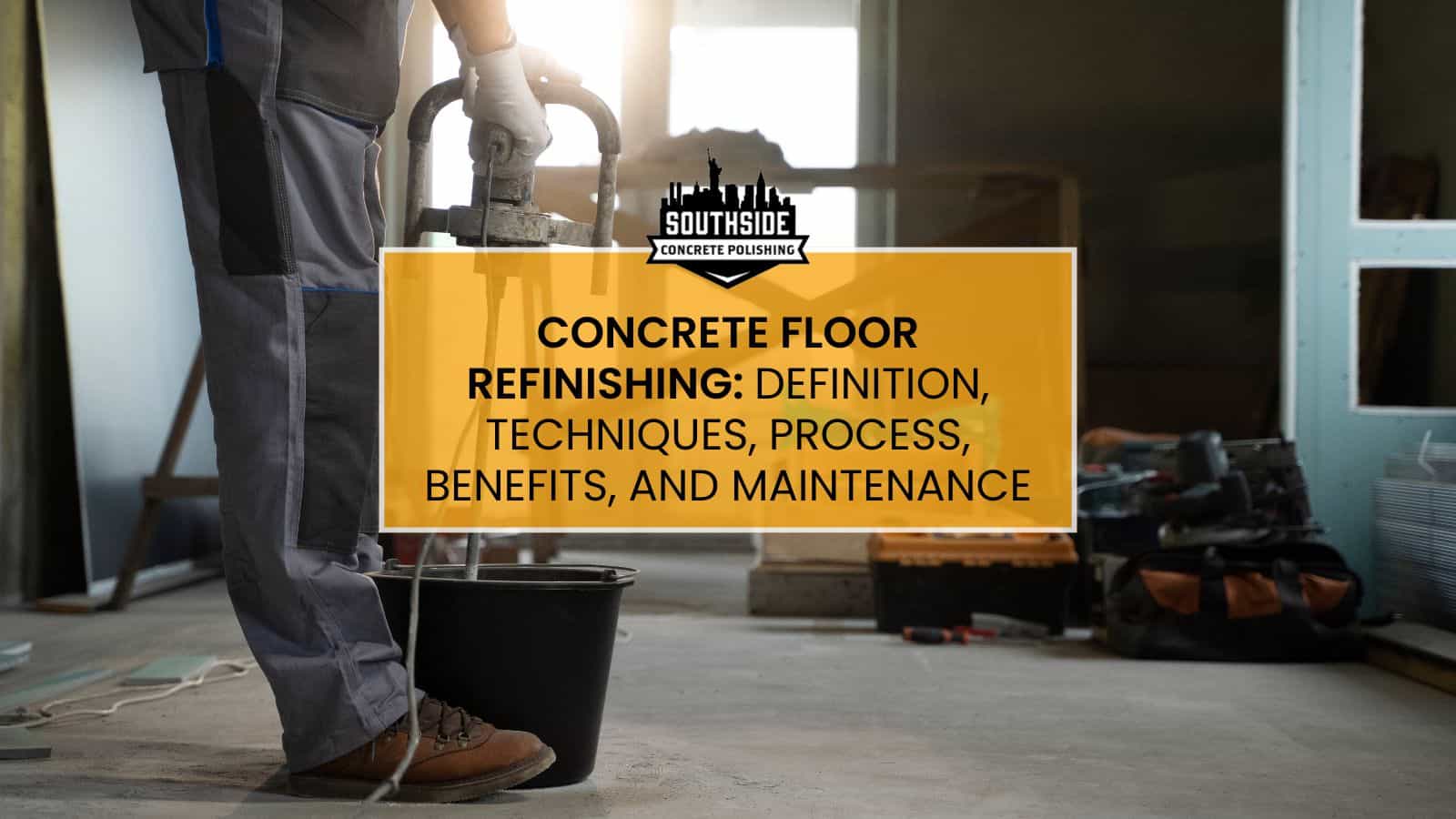 Concrete Floor Refinishing: Definition, Techniques, Process, Benefits, and Maintenance