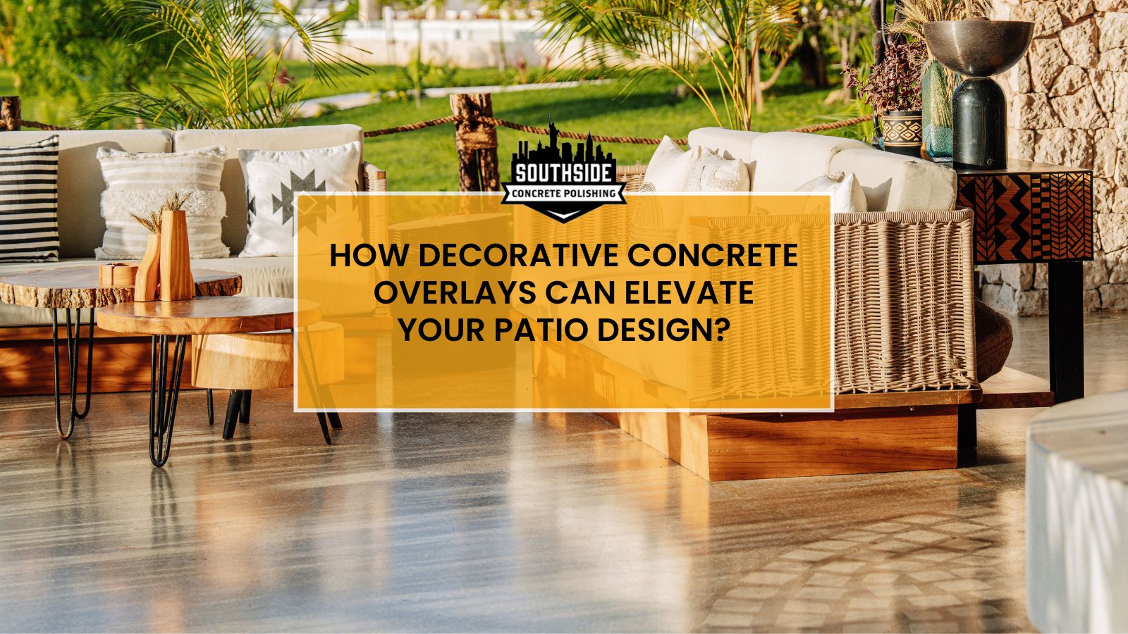 How Decorative Concrete Overlays Can Elevate Your Patio Design?