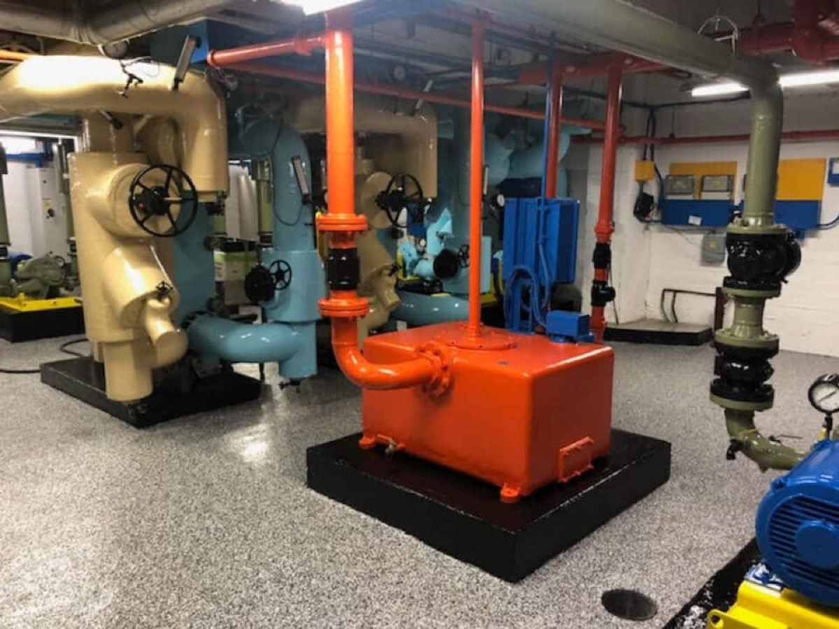 Epoxy Flake project 1 by Southside Concrete Polishing